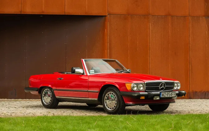 samochody osobowe Mercedes-Benz SL cena 99000 przebieg: 270000, rok produkcji 1987 z Warszawa